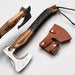 Handmade High Carbon Steel Home Décor Axe Gear with Dark Wood Shaft. Pro-Bello1441