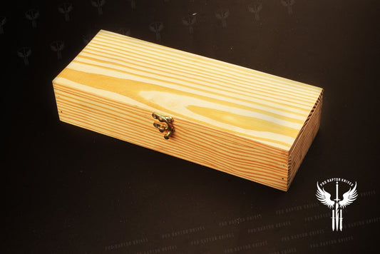Handmade Rail Steel Karambit Knife with Finger Ring Packed in Wooden Box. Pro1706