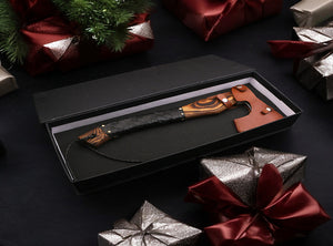Handmade High Carbon Steel Home Décor Axe Gear with Dark Wood Shaft.  Free Gift Damascus Steel Ring. Pro-Bello1441
