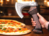 Best Professional Handmade Carbon Steel Lion etched Long Edge Pizza Cutter Axe with Dark Wood Handle. Free Engraving and USA Shipping. Pro-Bello5556