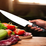 Custom Handmade J2 Steel Chef Knives Kitchen Set with Special Dollar Sheet Handles.  Free Damascus Steel Ring, Pro-Robusto1444