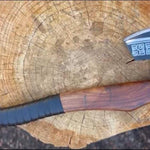 Handmade Carbon Steel Home Décor Axe and Hammer with Rosewood Handles.  Free Damascus Steel Ring.  Pro-Bello1445