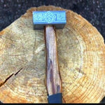 Handmade Carbon Steel Home Décor Axe and Hammer with Rosewood Handles.  Free Damascus Steel Ring.  Pro-Bello1445