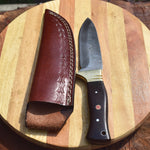 Handmade Damascus steel Camping Skinner Gear with Micarta Handle. Pro-Tenace1526