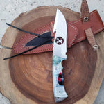 Handmade J2 Steel Cross Cut Camping Gadget with Customized Pic on Handle. Pro-Tenace1525