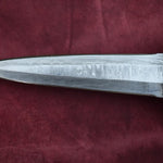 Handmade Damascus steel Dagger Knife with Dark Wood Handle. Pro-Diese1545