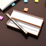Handmade Damascus steel Ballpoint Pen with Brass Cap & Pocket Clipper. Pro7011