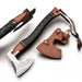 Handmade High Carbon Steel Medieval Axe with Wrapped Ash Wood Shaft. Pro-Bello1442