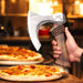 Handmade High Carbon Steel Lion etched Long Edge Pizza Cutter Axe with Ash Wood Handle. Pro-Bello5555