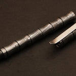 Handmade Damascus steel Pen Custom with Screw Cap and Pocket Clipper. Pro-Regalo7006