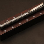 Handmade Damascus steel Pen Custom with Screw Cap and Pocket Clipper. Pro-Regalo7006