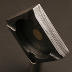 Handmade Damascus steel Square Shaped Cigar Ashtray with Rose Wood Box. Pro-Capolavoro7003