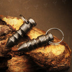 Handmade Damascus steel Multi Thread Bullet Keychain. Buy One Get One Free in a Ash wood Gift Box. Pro-Hermoso1730