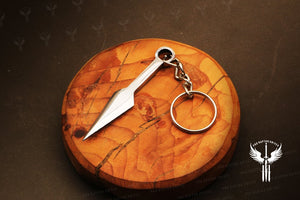 Handmade J2 steel Dagger Shaped Keychain. Buy One Get One Free in a Ash wood Gift Box. Pro-Capolavoro1737