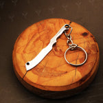 Handmade J2 steel Cleaver Shaped Keychain. Buy One Get One Free in a Ash wood Gift Box.Pro-Capolavoro1839