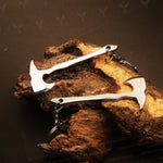 Handmade J2 steel Axe Shaped Keychain. Buy One Get One Free in a Ash wood Gift Box. Pro-Capolavoro1840