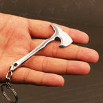 Handmade J2 steel Axe Shaped Keychain. Buy One Get One Free in a Ash wood Gift Box. Pro-Capolavoro1840