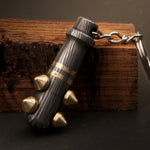 Handmade Damascus Steel Base Ball Bat Keychain. Pro-Hermoso1570